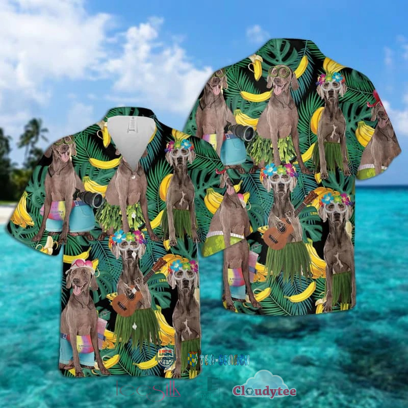 Weimaraner Tropical Hawaiian Shirt New 2022