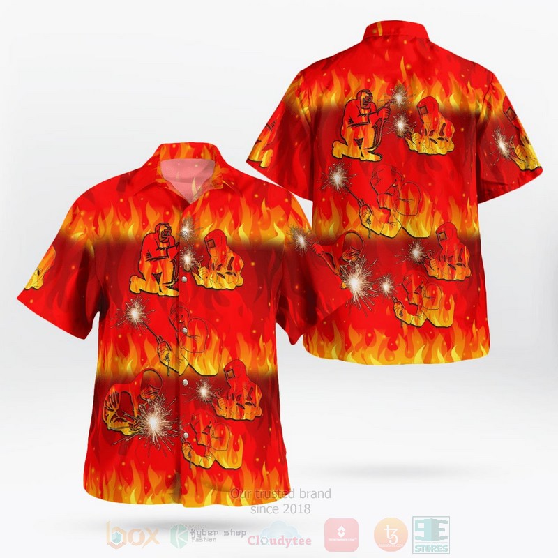 Welder Hawaiian Shirt