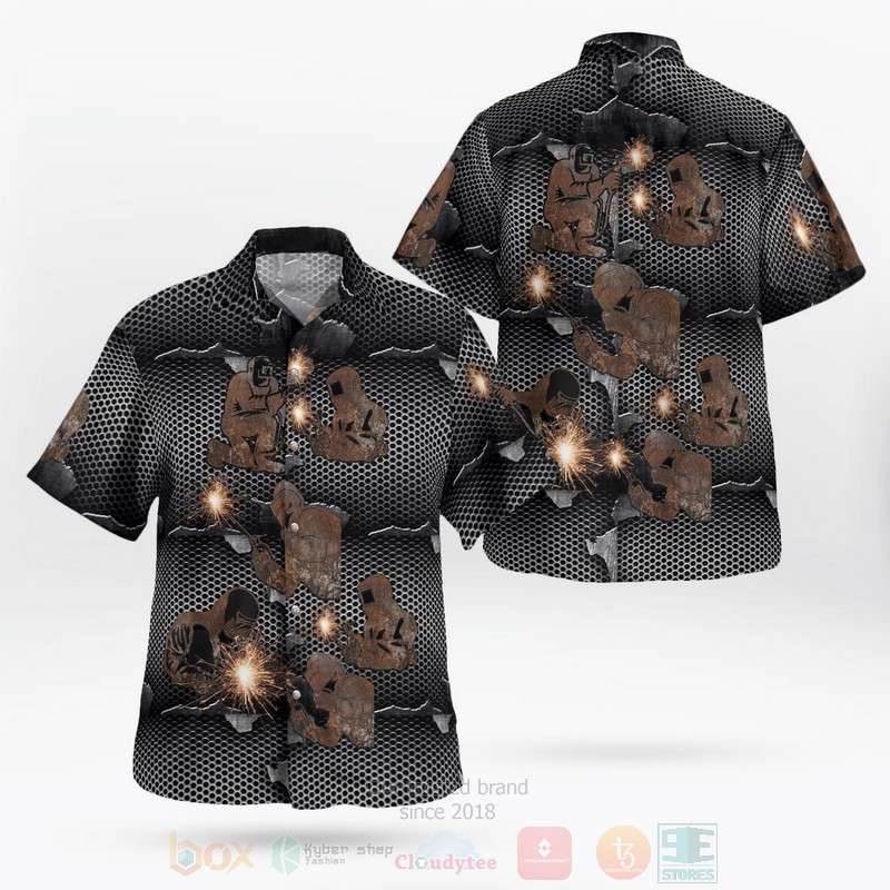 Welder Welds Hawaiian Shirt