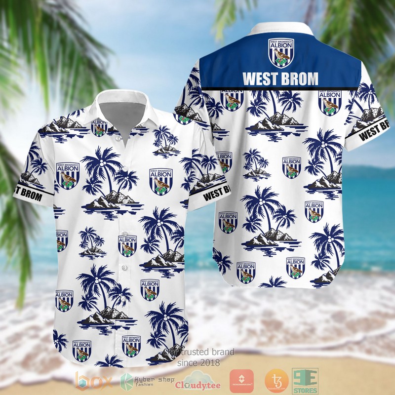 West Bromwich Albion F.C Hawaiian Shirt, Beach Short