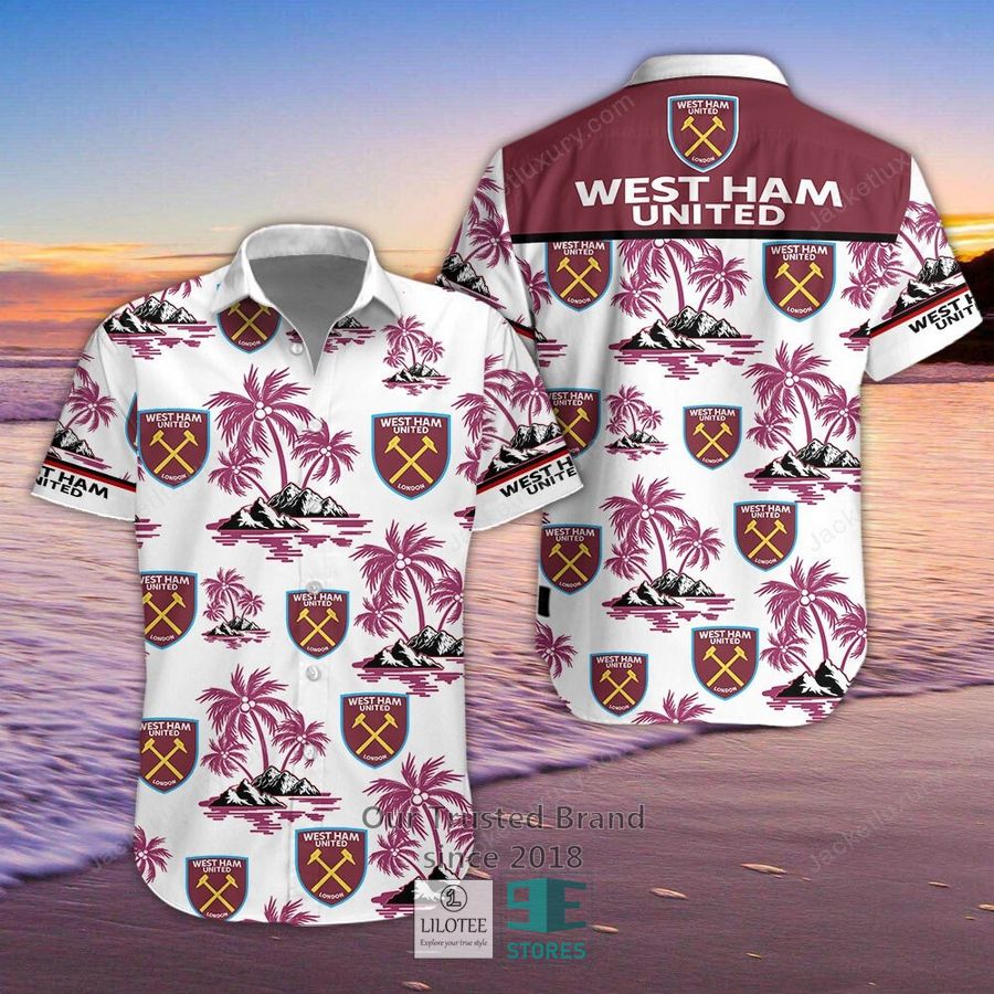 West Ham United F.C Hawaiian Shirt, Short