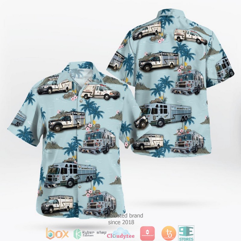 West Jordan Utah West Jordan Fire Department 3D Hawaii Shirt