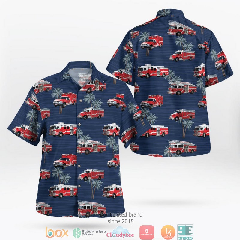 West Hempfield Fire Rescue Hawaiian Shirt