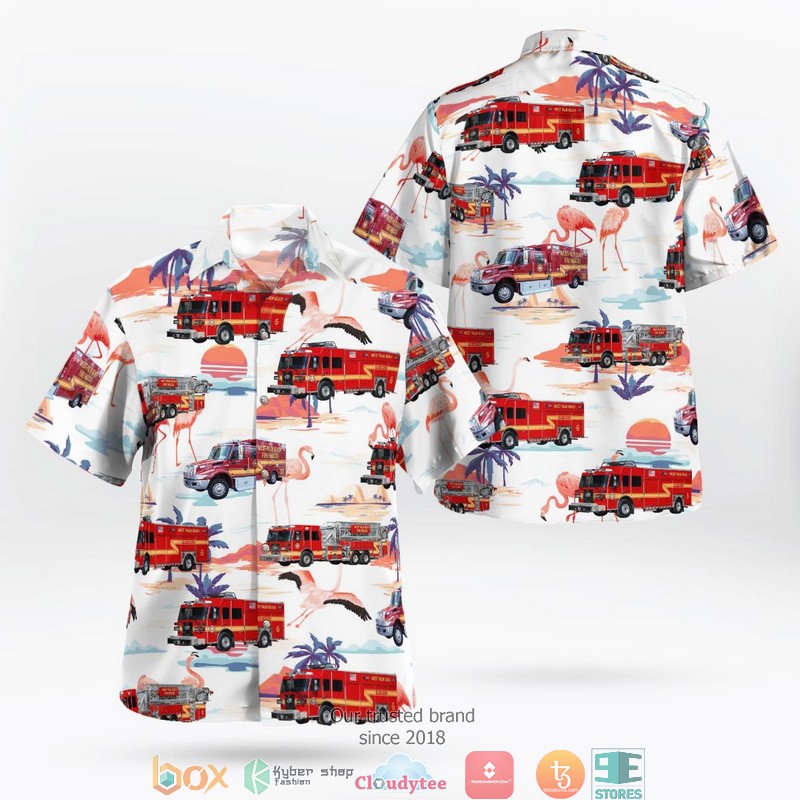 West Sebring Fire Department Sebring Florida Hawaiian Shirt