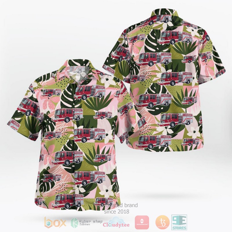 West Overland Fire Protection District Hawaiian Shirt