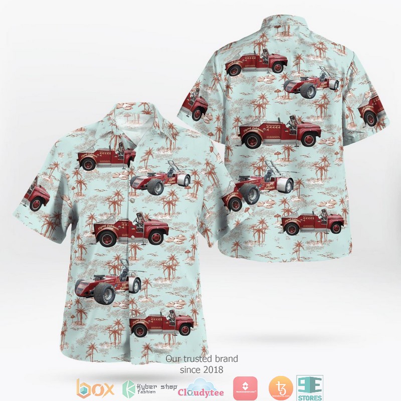 West Palm Beach Palm Beach County Florida West Palm Beach Fire Department 3D Hawaii Shirt