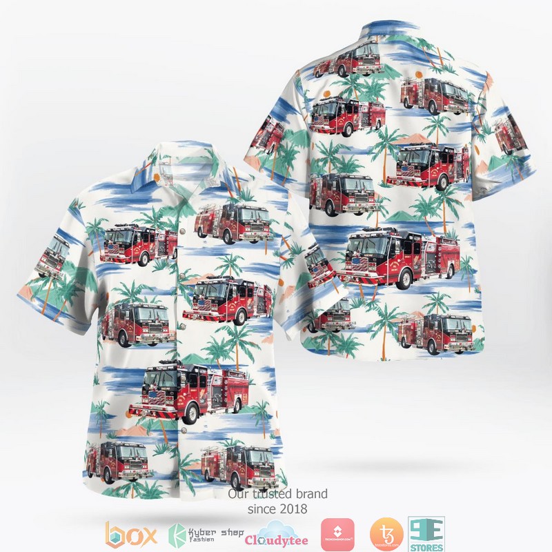 West Side Volunteer Fire Department Hawaiian Shirt