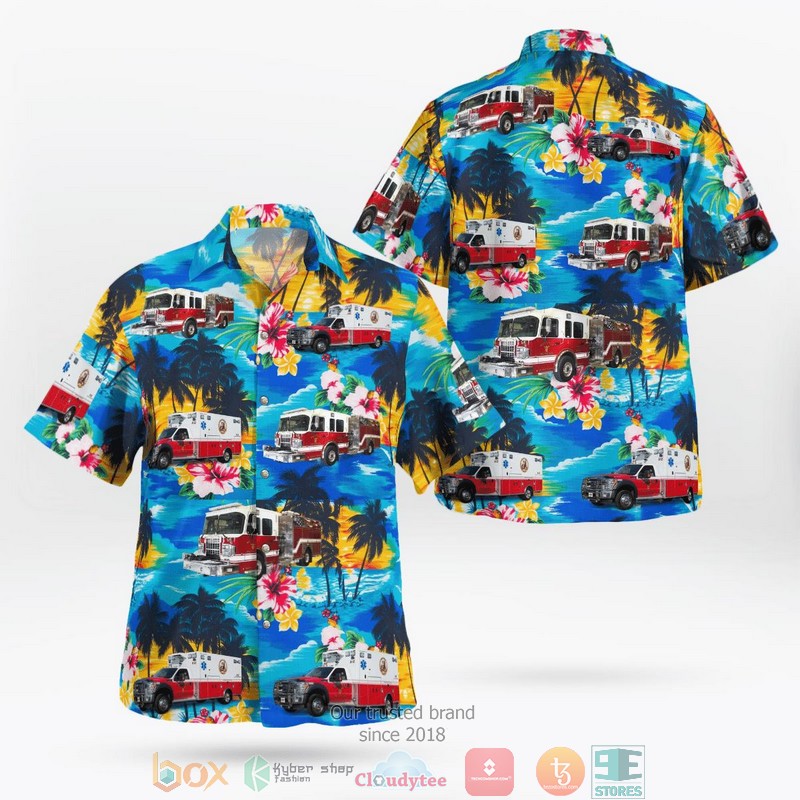 West Virginia Ford Police Hawaiian Shirt