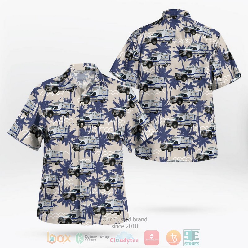 West Virginia Ford Police Hawaiian Shirt