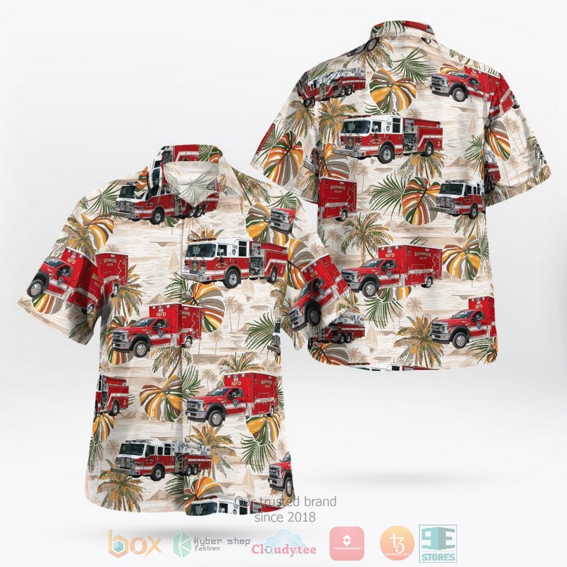 West Virginia Berkeley County EMS Hawaiian Shirt