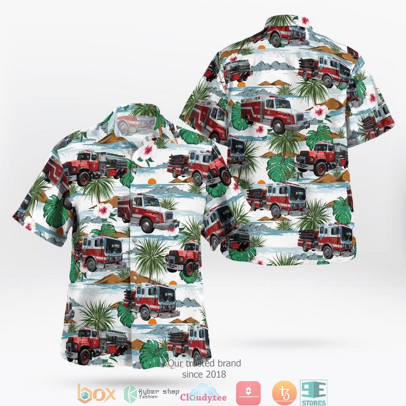 West-Nyack Fire-Department West Nyack New York Hawaiian Shirt