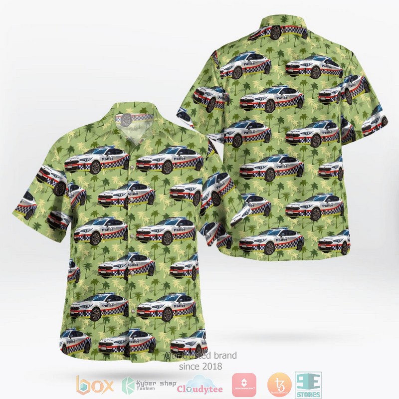 WestJet Boeing 737-8 MAX Blue Short Sleeve Hawaiian Shirt