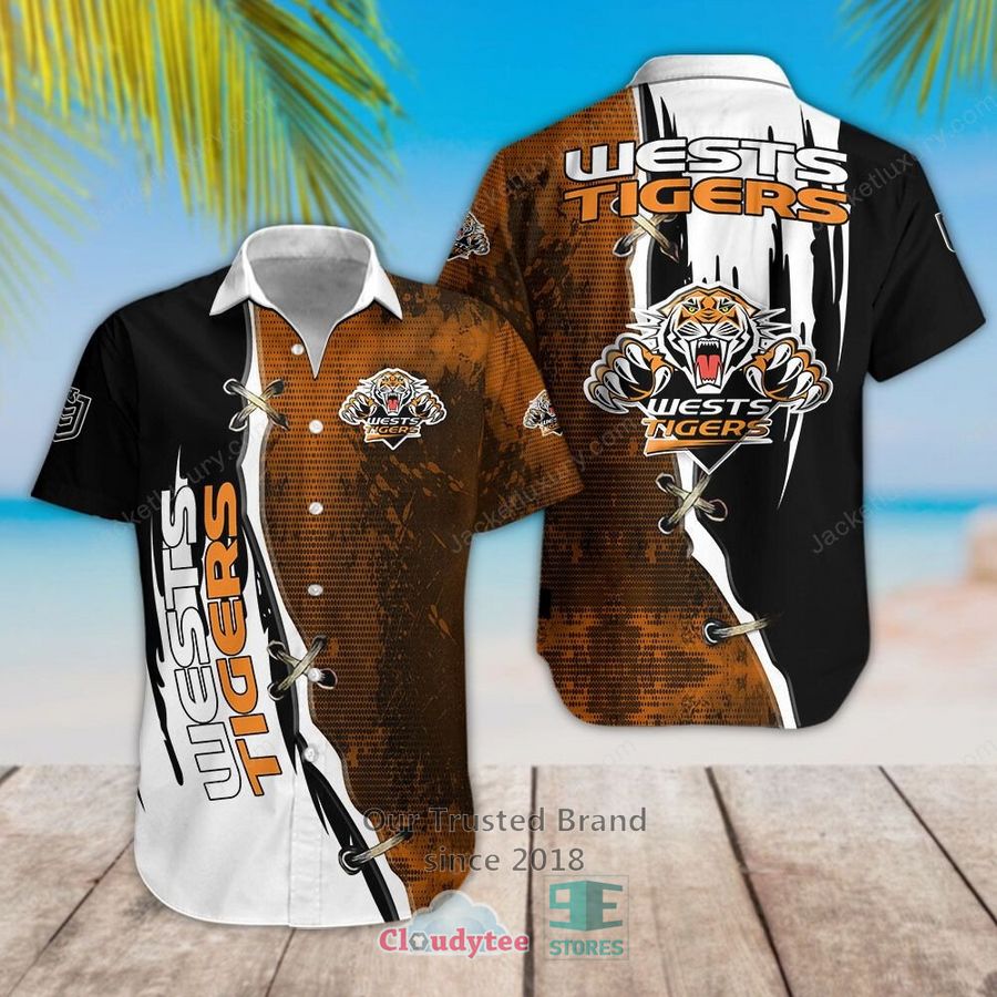 Wests Tigers Hawaiian Shirt