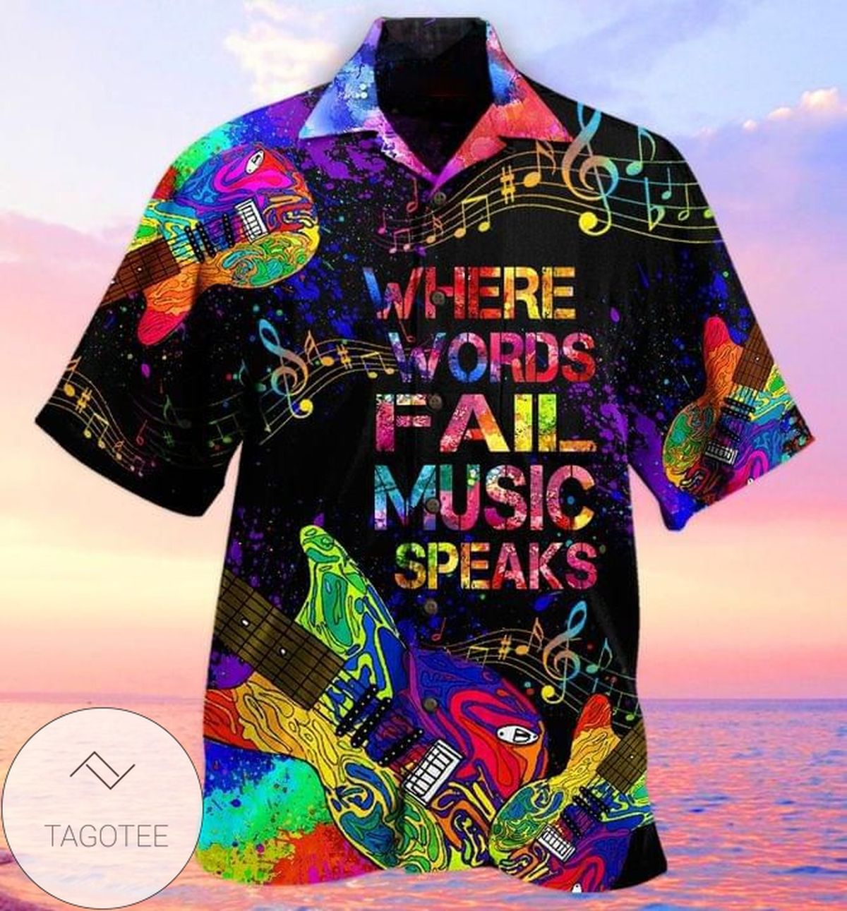 Where Words Fail Piano Speaks Hawaiian Shirt