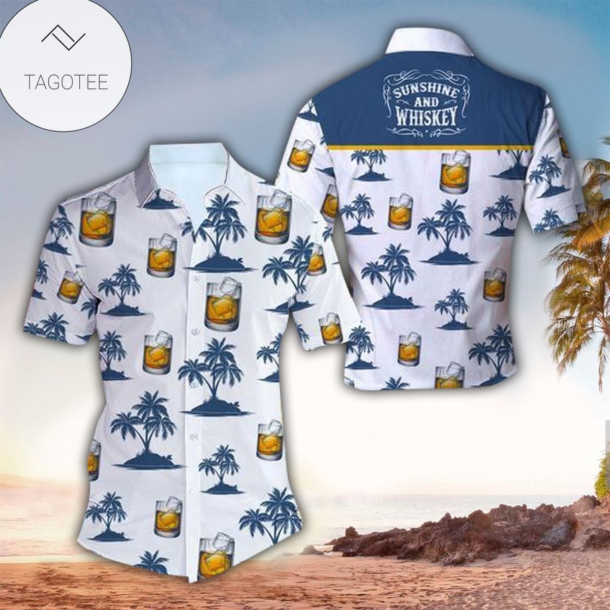 Whiskey Aloha Shirt Hawaiian Shirt For Whiskey Lovers