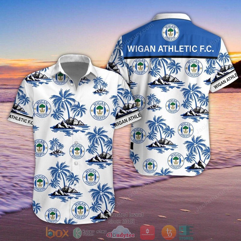 Wigan Athletic Premier League Hawaii 3D Shirt