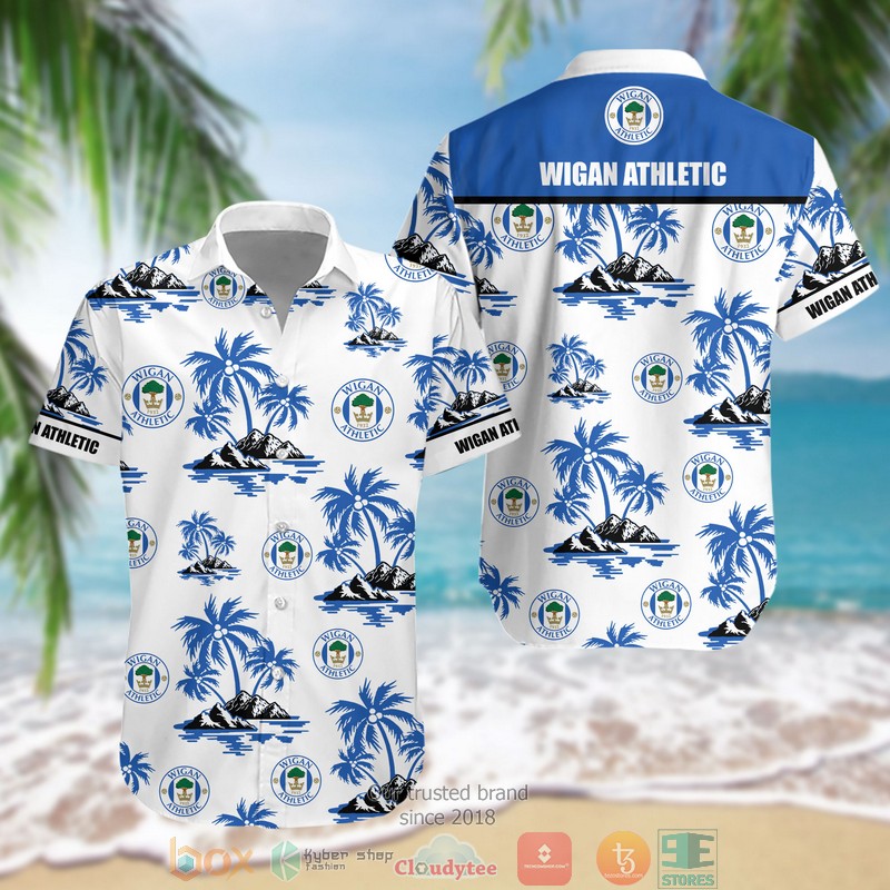 Wigan Athletic Premier League Hawaii 3D Shirt