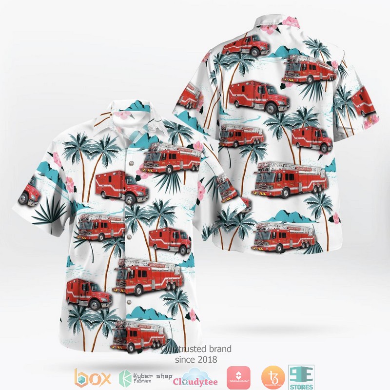 Williamson County ESD 5- Jarrell Fire Department Hawaiian Shirt