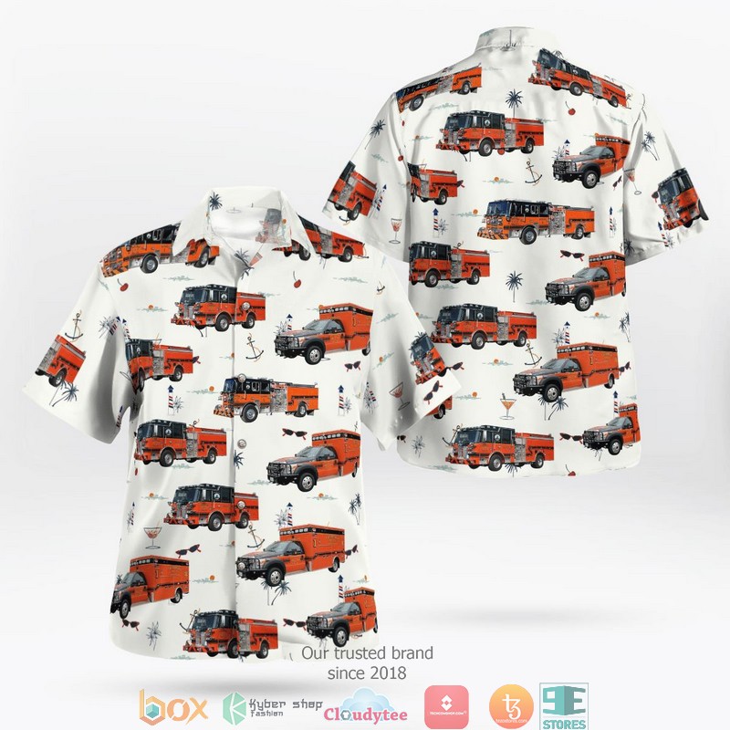 Wiltshire Fire and Rescue Service Hawaiian Shirt