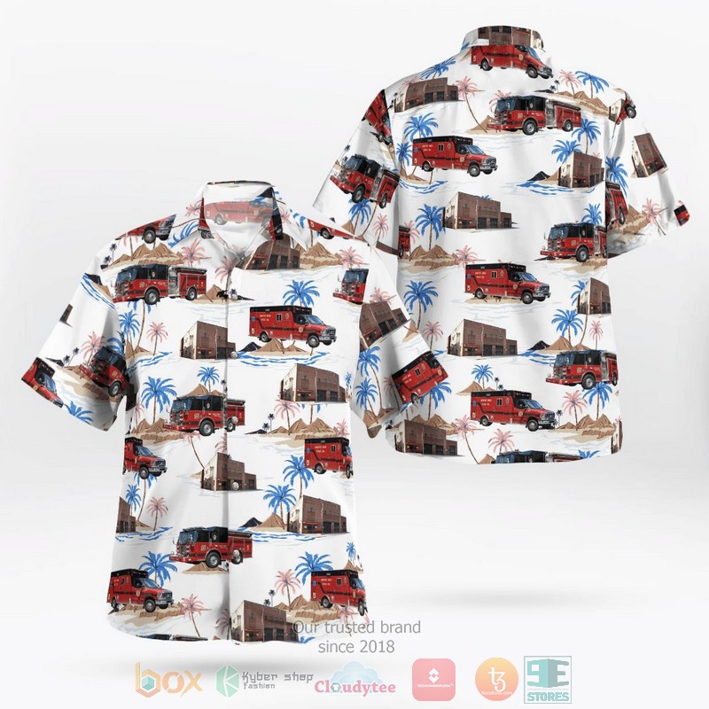 Wiltshire Fire and Rescue Service Hawaiian Shirt