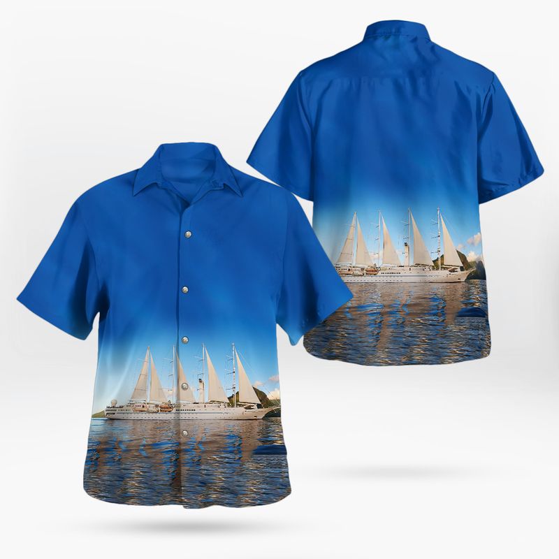 Windstar Cruises Wind Star Hawaiian Shirt