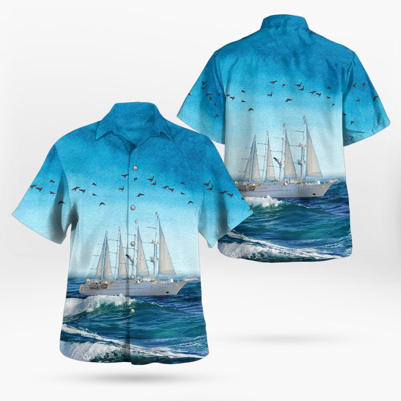 Windstar Cruises Wind Surf Hawaiian Shirt