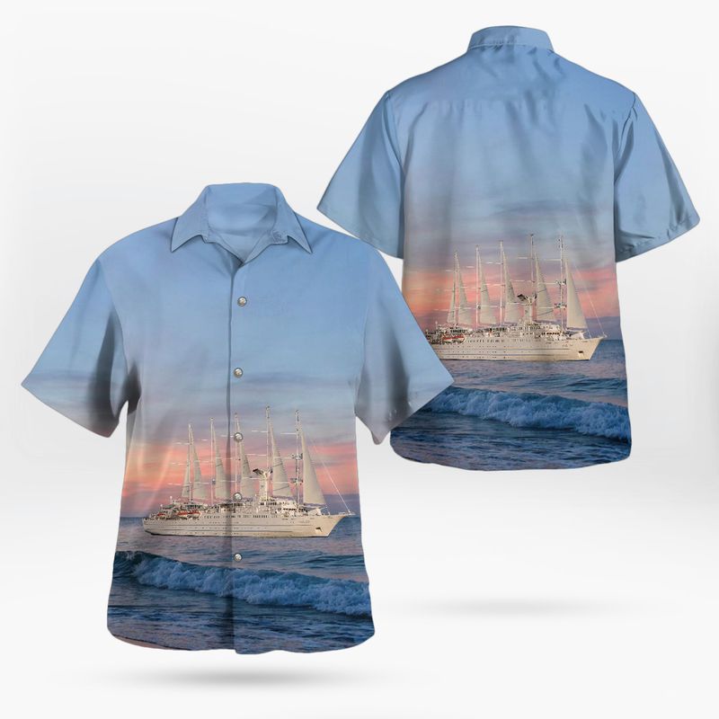 Windstar Cruises Wind Star Hawaiian Shirt