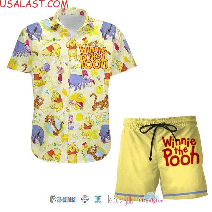 Winnie The Pooh Hawaiian Shirts Beach Shorts