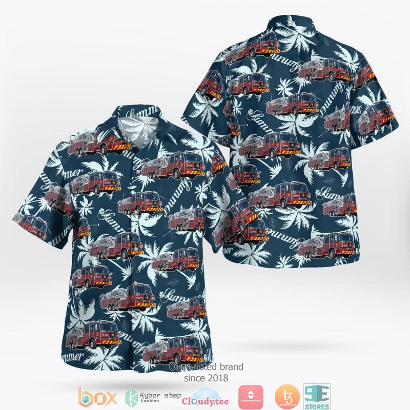 Winter Haven Fire Department Hawaiian Shirt