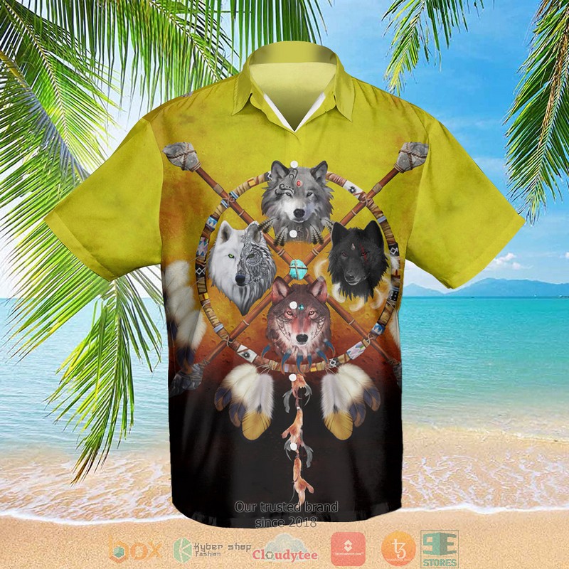 Wolves Premier League Hawaii 3D Shirt