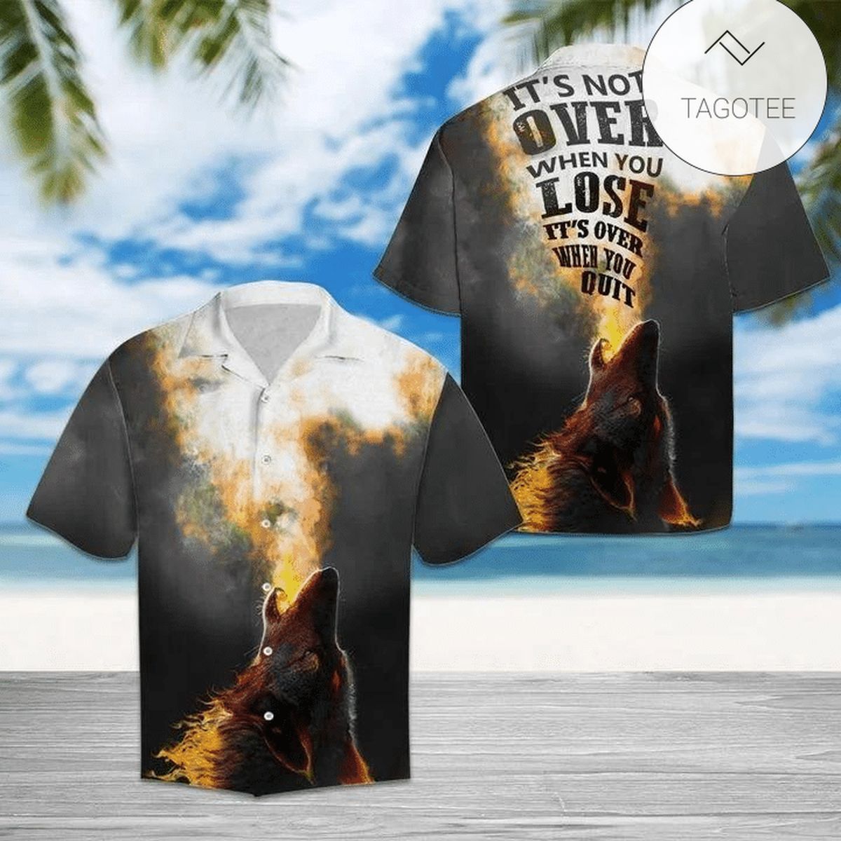 Wolf Lovers Hawaii 3d Tshirt