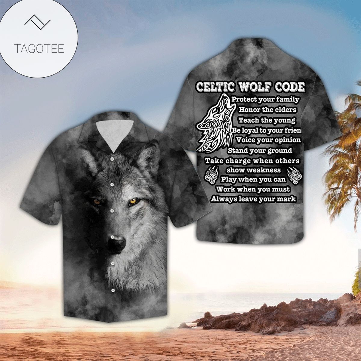 Wolves Hawaiian Shirt For Men Wolves Lover Gifts