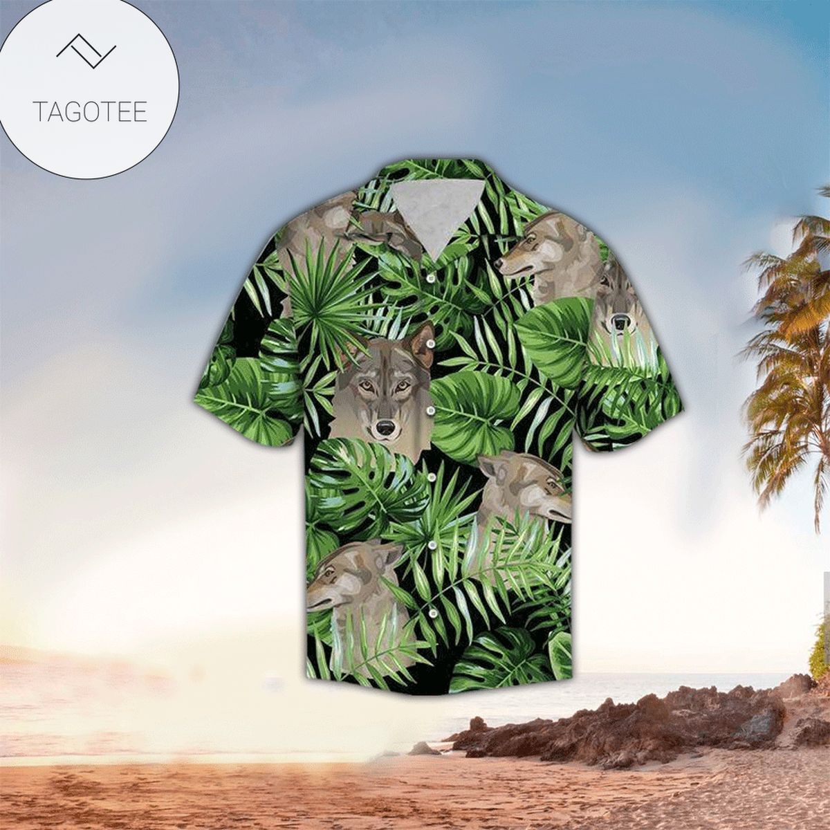 Wolves Hawaiian Shirt Mens Hawaiian Shirt For Wolves Lover