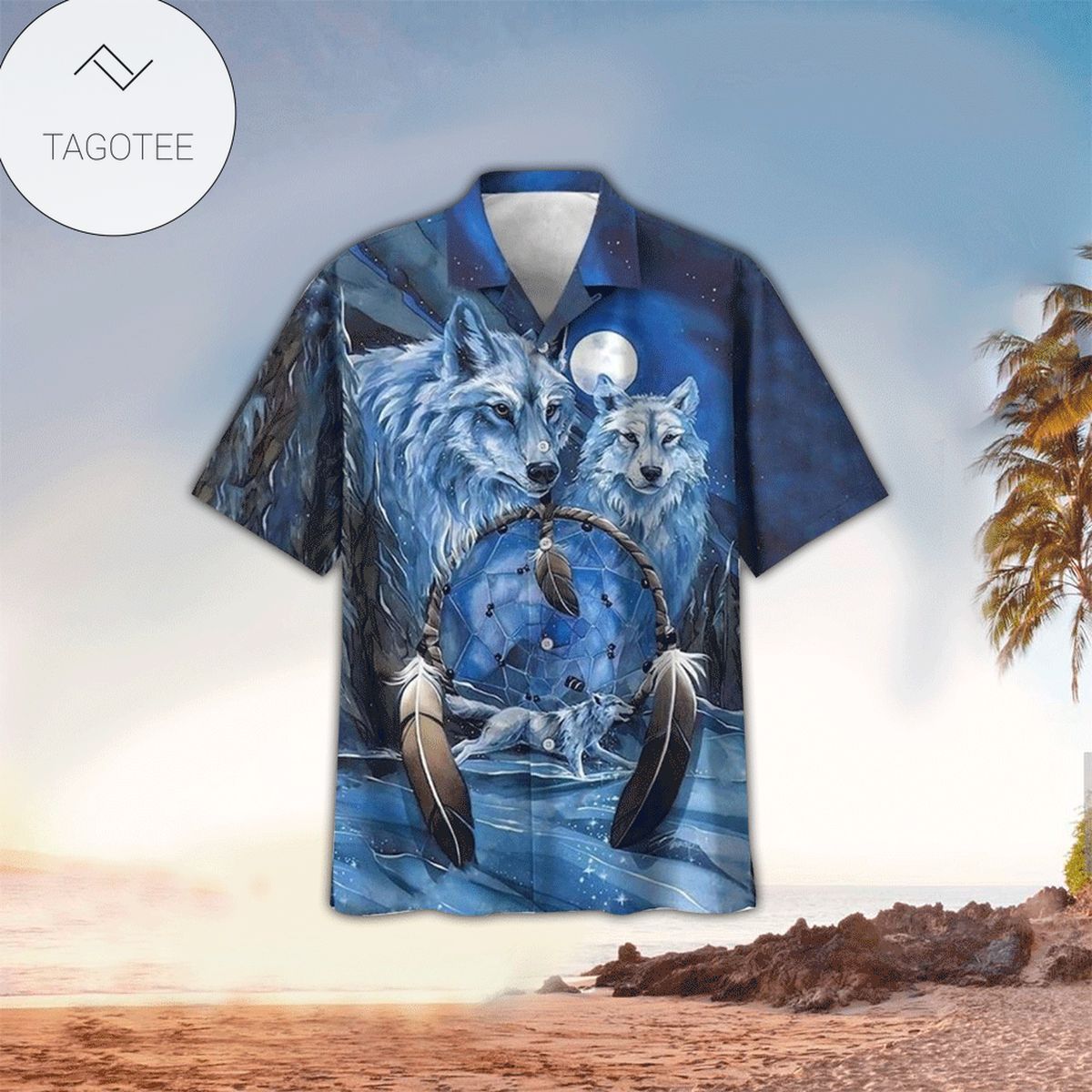 Wonderful Camping Elephant 3D Print Polyester Hawaiian Aloha Shirts