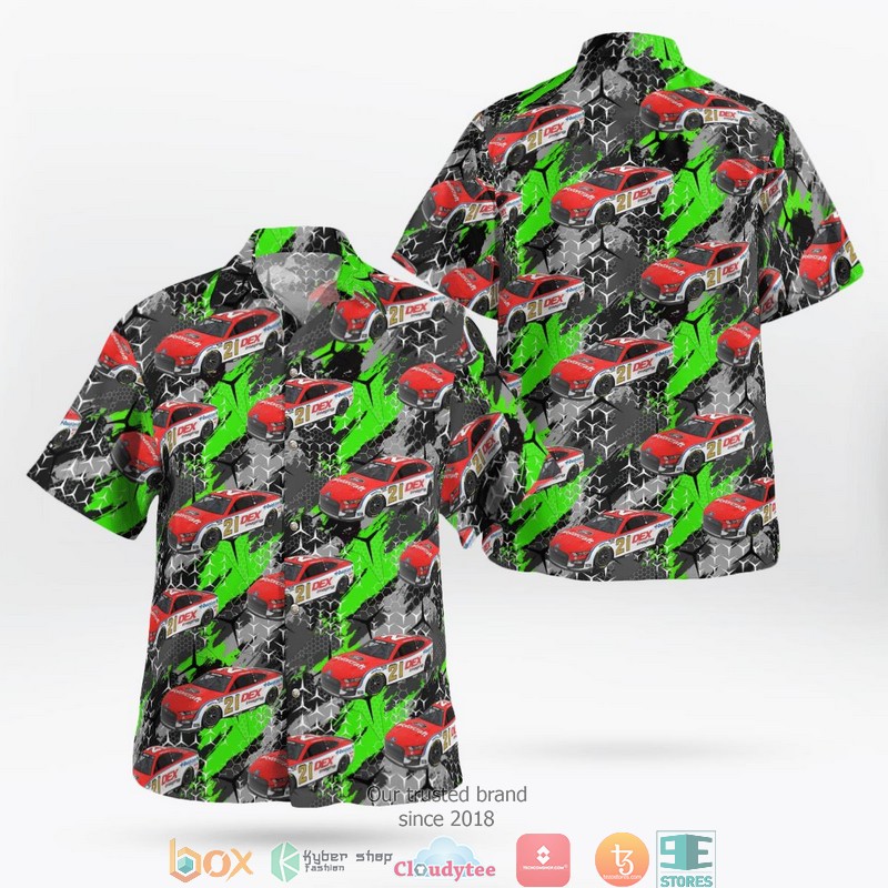 Wolf Native American Pattern red Hawaiian shirt