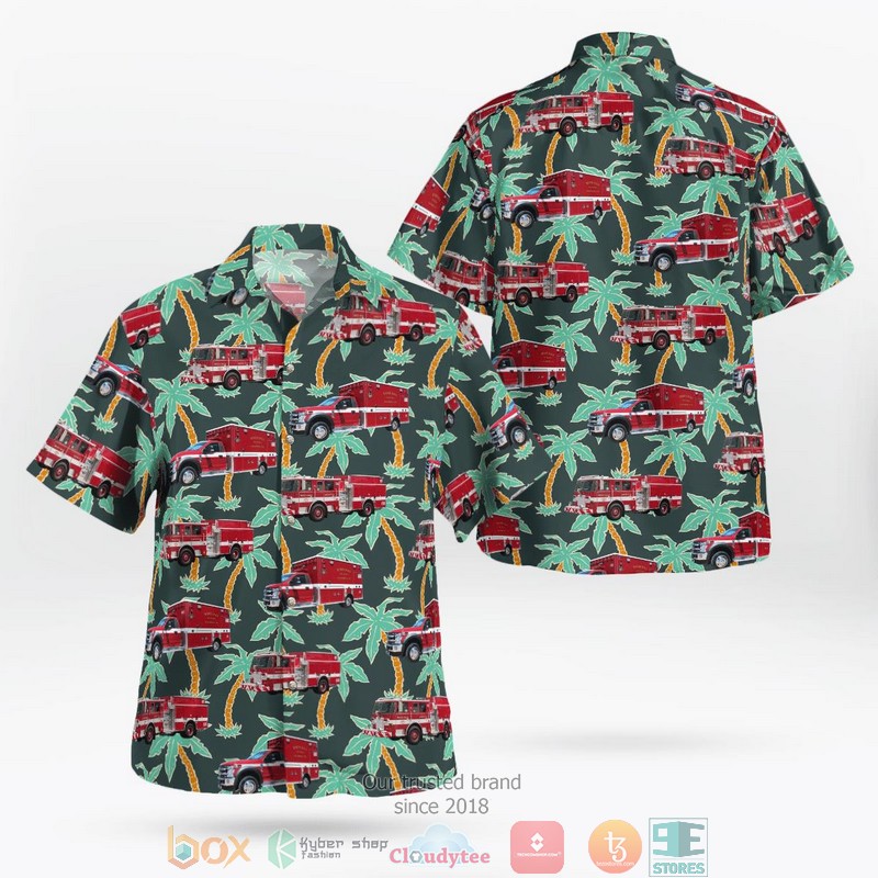 Woodbridge California Woodbridge Rural Fire Protection District Hawaiian Shirt