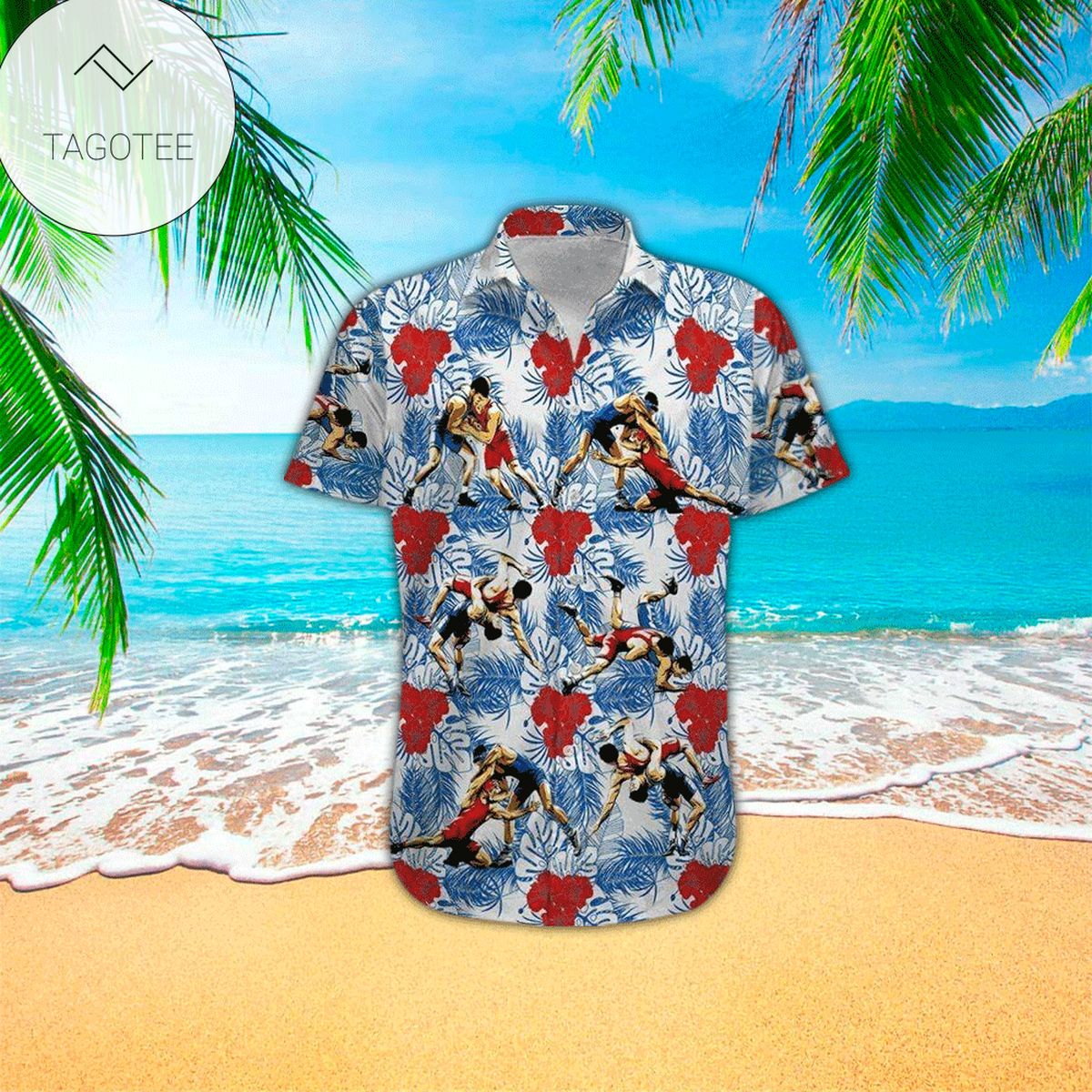 Wrestling Hawaiian Shirt Perfect Wrestling Clothing