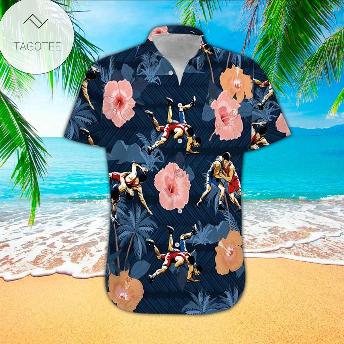 Wrestling Hawaiian Shirt Perfect Wrestling Clothing