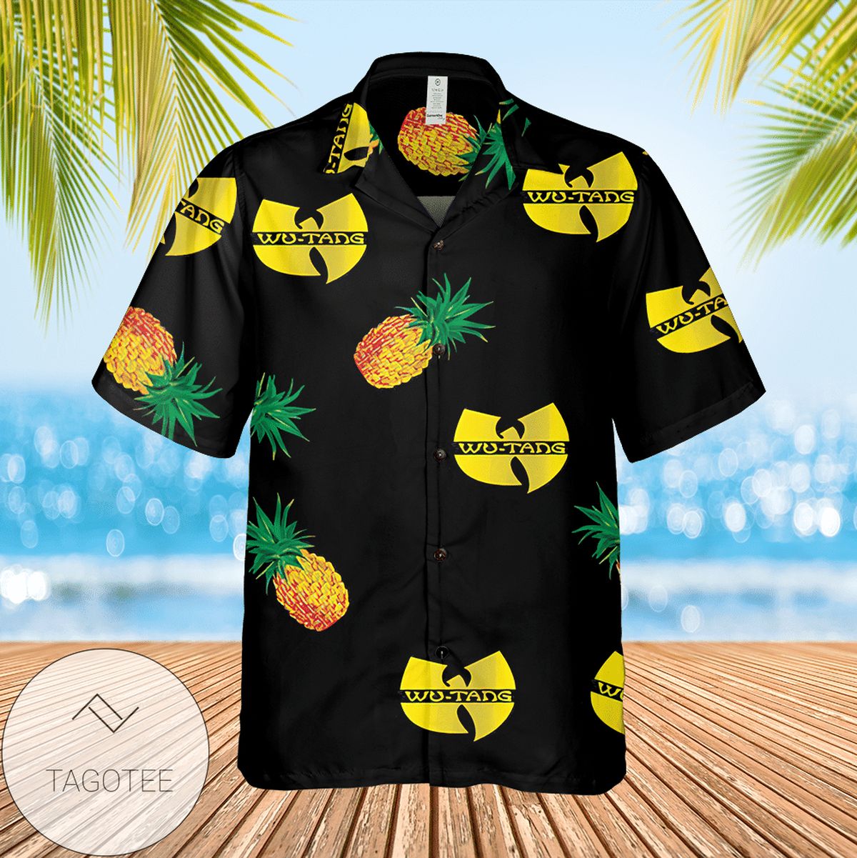 Wu-Tang Clan All Over Print 3D Summer Short Sleeve Hawaiian Beach Shirt