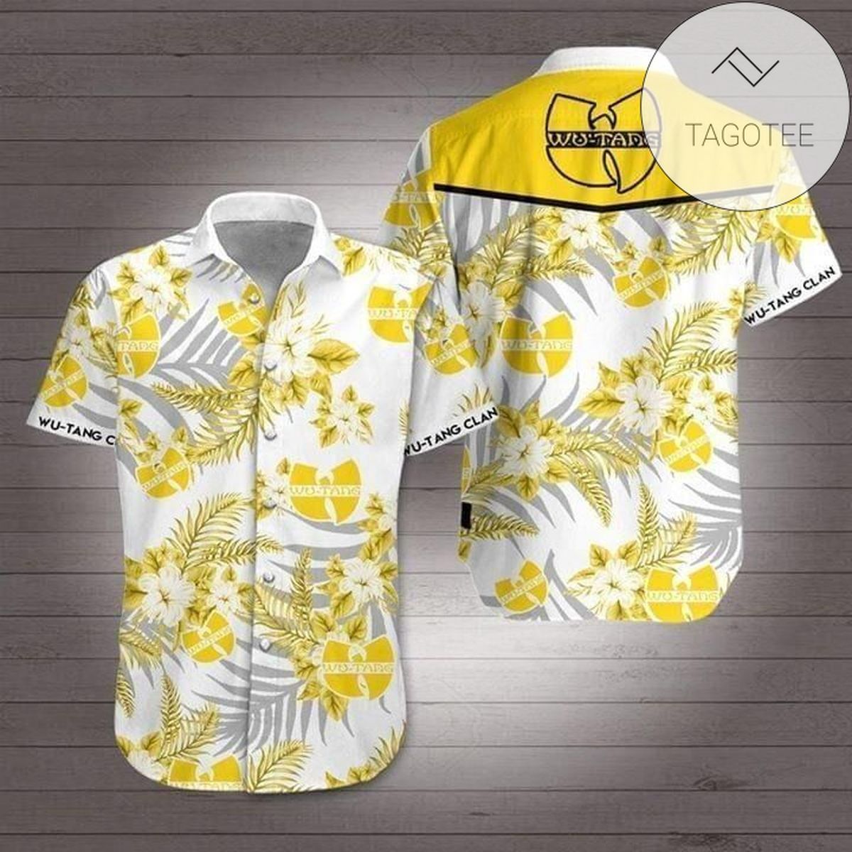 Wu-tang Clan Authentic Hawaiian Shirt 2022 White Men Women Beach Wear Short Sleeve Authentic Hawaiian Shirt 2022