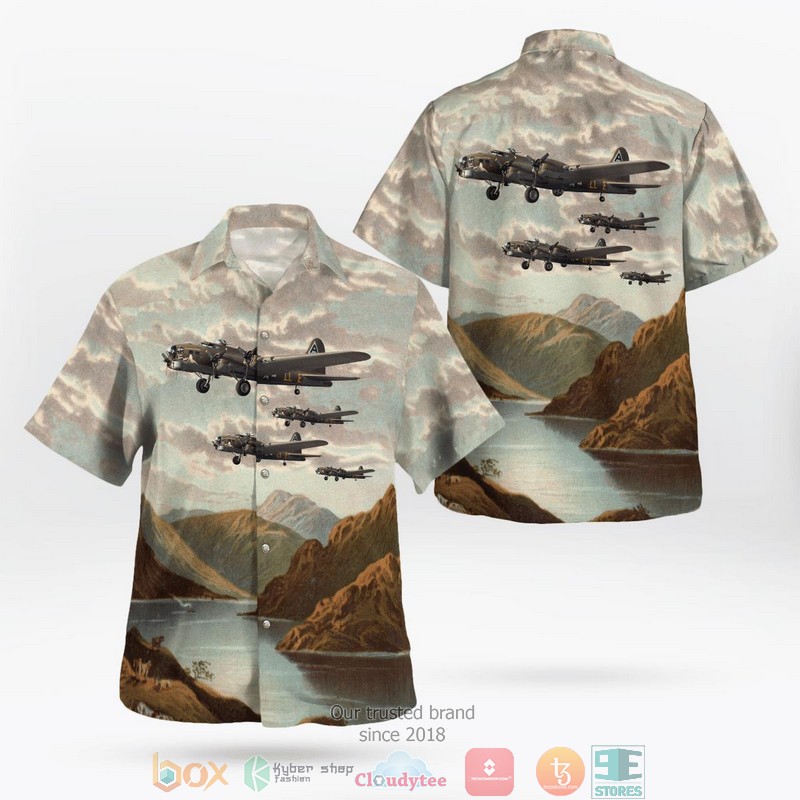 WWII Bell P-39 Aerocobra Military Aircraft Hawaiian Shirt