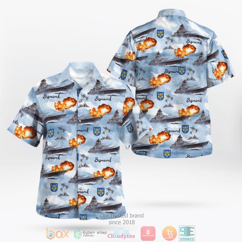 WWII Focke-Wulf Fw 190 Military Fighter Aircraft Palm Tree Hawaiian Shirt