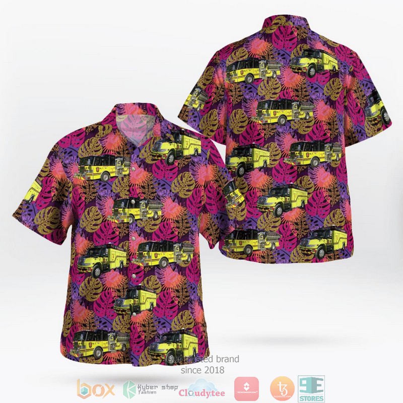 Yellow Checker Taxi Cab Aloha Shirt