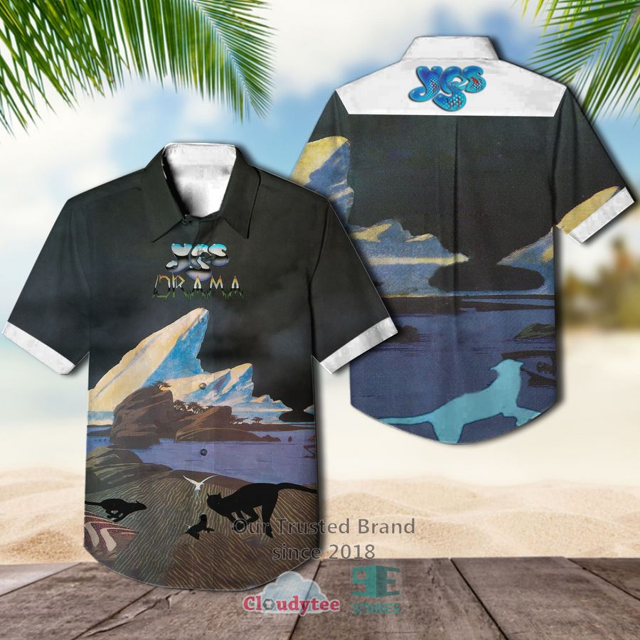 Yes Band 90125 Hawaiian Casual Shirt