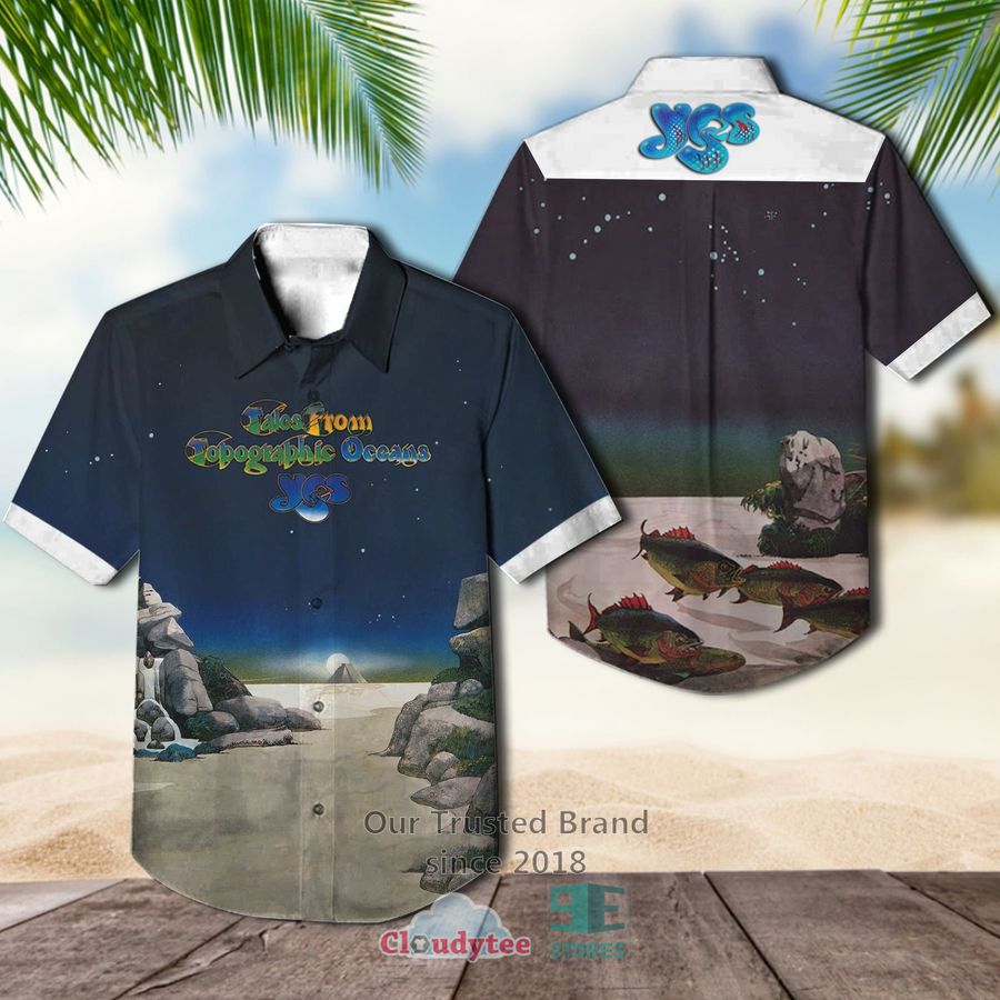 Yes Band Going for the One Hawaiian Casual Shirt