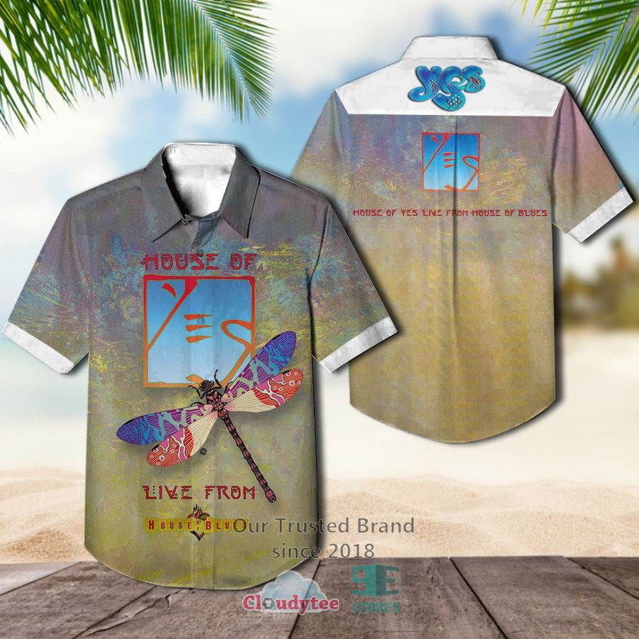 Yes Band Tales from Topographic Oceans Hawaiian Casual Shirt