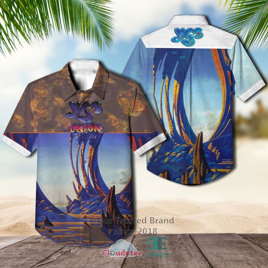 Yes Band The Masterworks Hawaiian Casual Shirt