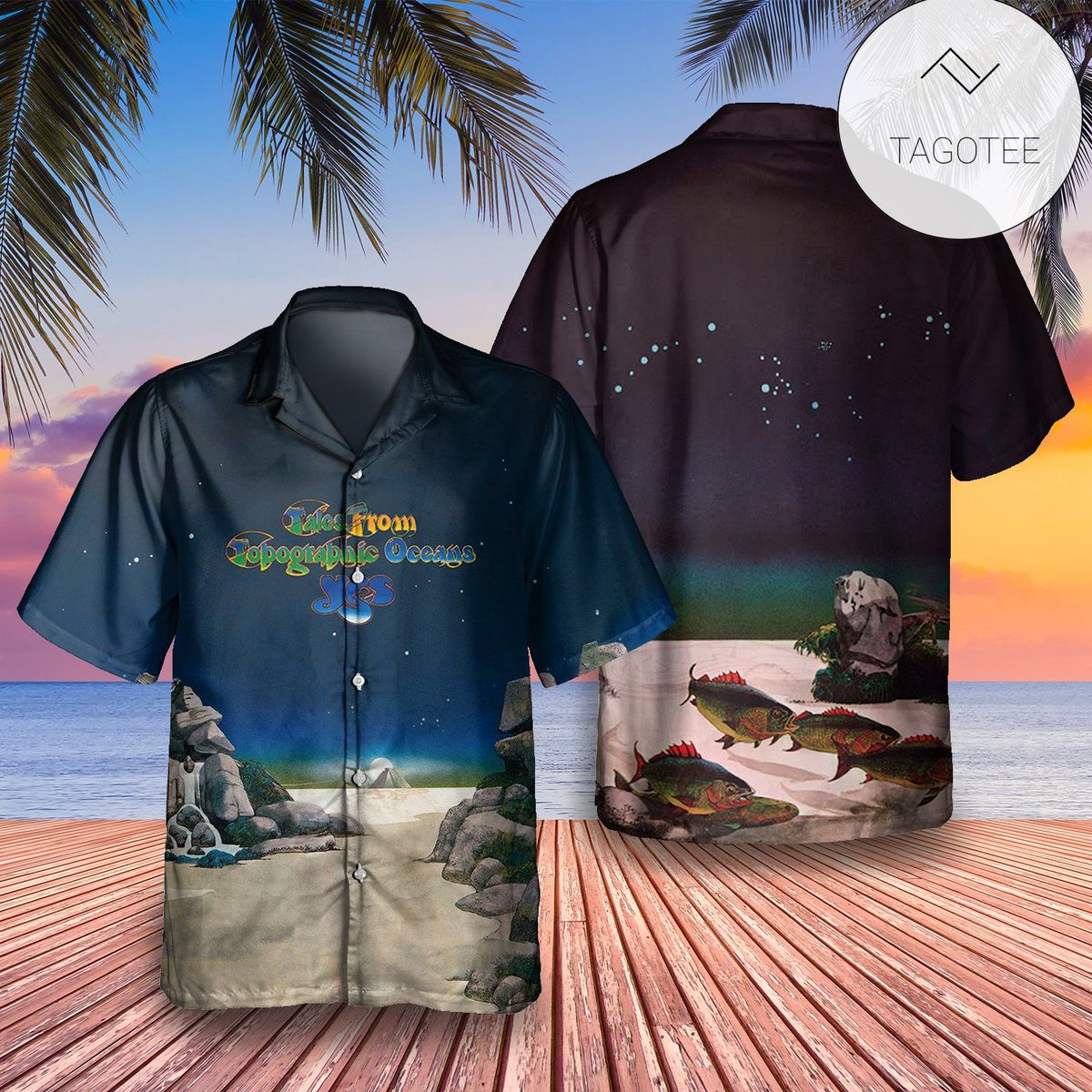 Yes Tales From Topographic Oceans Studio Album By Yes Hawaiian Shirt