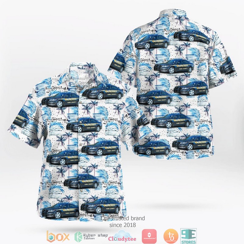 York Region EMS Ontario Canada Fleet Hawaiian Shirt