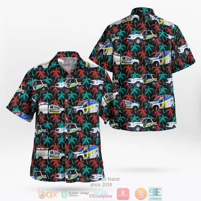 York County South Carolina York County Sheriff Office 2016 Ford Interceptor Hawaiian Shirt